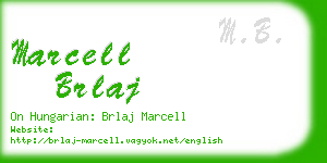 marcell brlaj business card